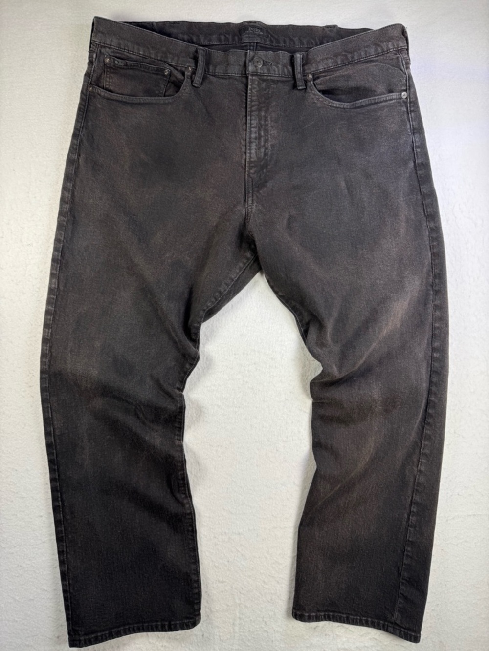 Polo Ralph Lauren Hampton Jeans 40x30 Gray Relaxed Straight
